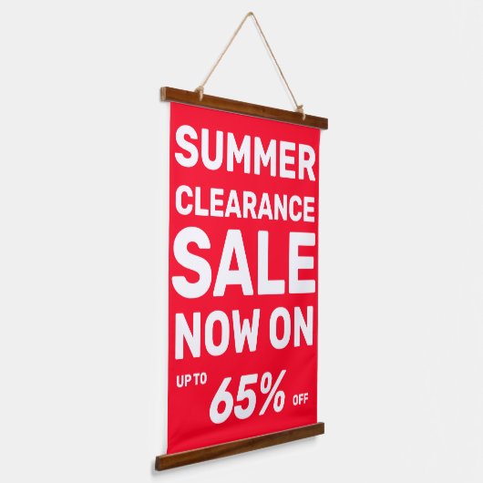 Verkooppercentage seizoenswinst aanpassen hangend wandkleed (Gebogen)