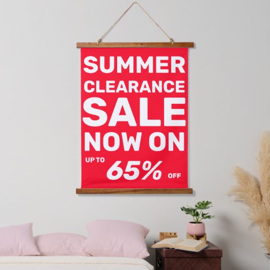 Verkooppercentage seizoenswinst aanpassen hangend wandkleed (Slaapkamer)