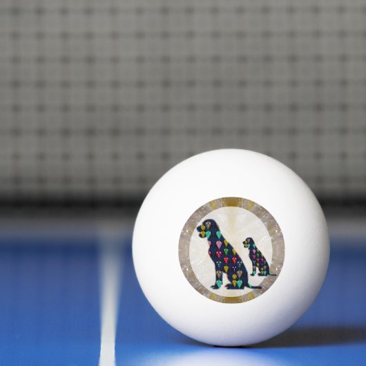 VERKOOPPRIJS 3* Ping Pong Ball labrador dog pet an (Net)