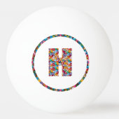 VERKOOPPRIJS ALPHABET ART HH HH 3* Ping Pong Ball (Voorkant)