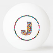 VERKOOPPRIJS ALPHABET ART JJ 3* Ping Pong Ball (Achterkant)