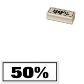 Verkoopprijs markdown rubber stempel voor bedrijf (Gestempeld)