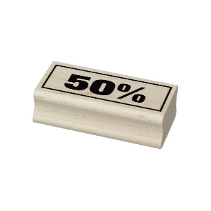 Verkoopprijs markdown rubber stempel voor bedrijf