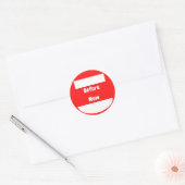 verkoopprijs ronde sticker (Envelop)