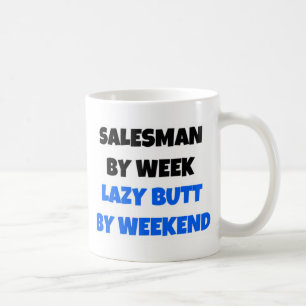 Verkoopster van Week Lazy Butt by Weekend Koffiemok