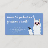 Verkoopstrategie voor de waardering van onroerend  visitekaartje (Voorkant)