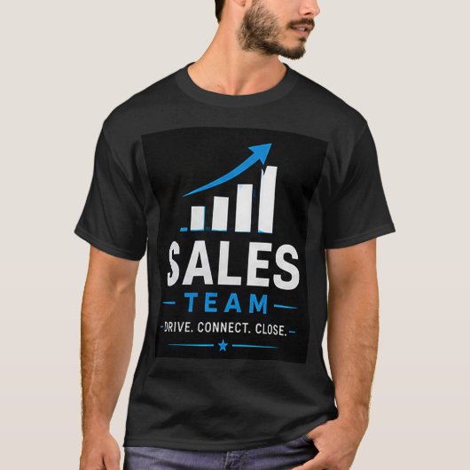 💼 Verkoopteam Zakelijke Professionele Staf 📊 T-shirt (Voorkant)