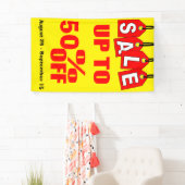 Verkoopteken, verkoopbanner spandoek (Insitu)