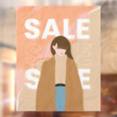 Verkoopteken voor Mode in de detailhandel Raamsticker (Vel 2)