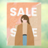 Verkoopteken voor Mode in de detailhandel Raamsticker (Vel 3)