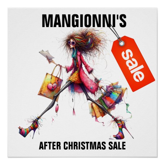 VERKOOPTEKEN WINKEL PERFECT POSTER (Voorkant)