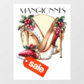 VERKOOPTEKEN WINKEL RAAMSTICKER (Vel)