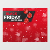 Verkoopwinkel op zwarte vrijdag raamsticker (Vel)