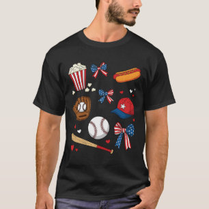 Verkopen 4 juli Coquette Bow Vrouwen Meisjes Verko T-shirt