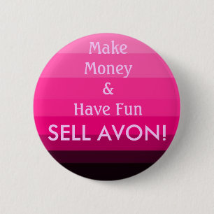 VERKOPEN AVON! RONDE BUTTON 5,7 CM