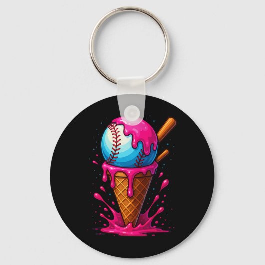 Verkopen Drip Boys Ice Cream Cone Drip Verkopen Sleutelhanger (Voorkant)