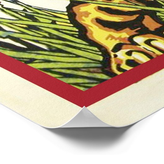 Verkopen en grijze 3 ringcircus poster (Hoek)