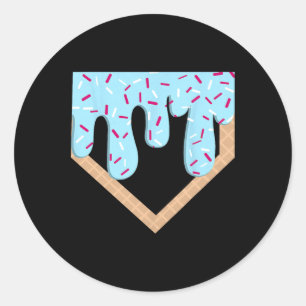 Verkopen Ice Cream Dripping Verkopen Home Bord Dri Ronde Sticker