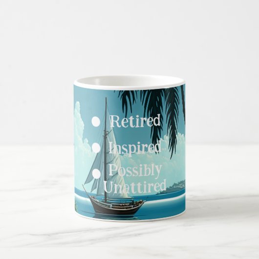 Verkopen in pensionering koffiemok (Center)