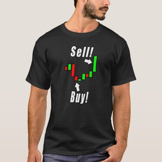 Verkopen kopen Trader Daytrader T-shirt (Voorkant)