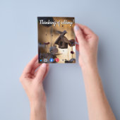 verkopen mailer onroerend goed marketing vogelhuis flyer (Hand)