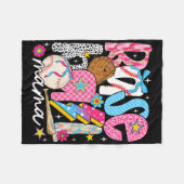 Verkopen Mama Coquette Boog Spel Dag Verkopen Mama Fleece Deken (Voorkant (Horizontaal))