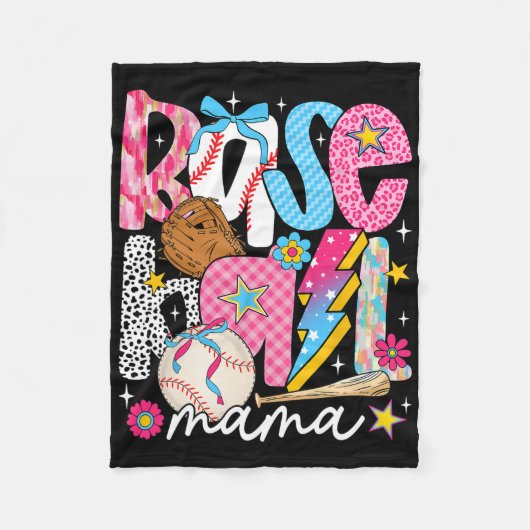 Verkopen Mama Coquette Boog Spel Dag Verkopen Mama Fleece Deken (Voorkant)