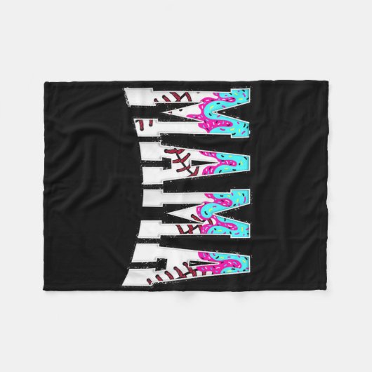 Verkopen Mama Coquette Boog Spel Dag Verkopen Moed Fleece Deken (Voorkant (Horizontaal))