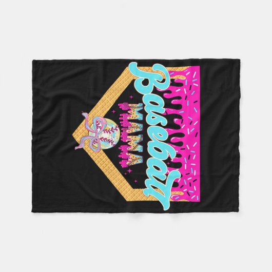 Verkopen Mama Coquette Bow Sport Mom Drip Verkopen Fleece Deken (Voorkant (Horizontaal))