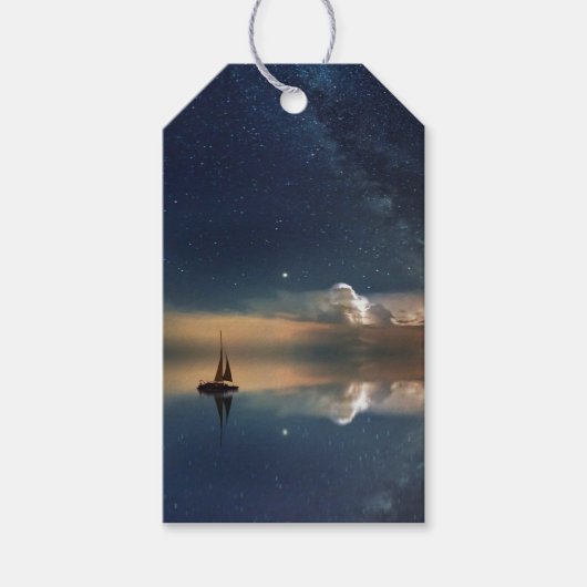 Verkopen naar de wolken cadeaulabel (Voorkant)