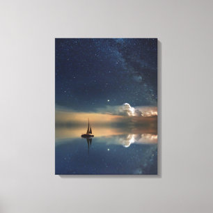 Verkopen naar de wolken canvas afdruk