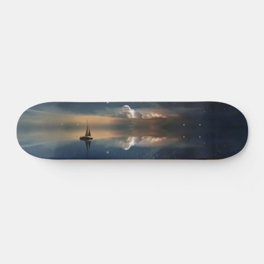 Verkopen naar de wolken persoonlijk skateboard (Horizontaal)