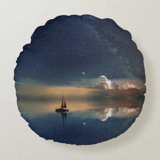 Verkopen naar de wolken rond kussen (Voorkant)