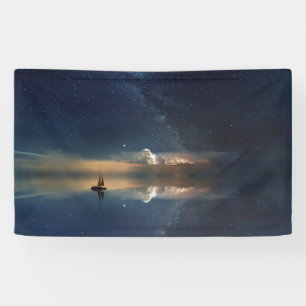 Verkopen naar de wolken spandoek