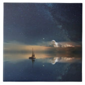 Verkopen naar de wolken tegeltje (Voorkant)