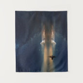 Verkopen naar de wolken wandkleed (Voorkant)