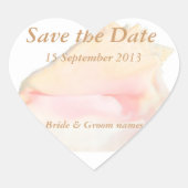 Verkopen Opslaan Datum Hart Sticker (Voorkant)