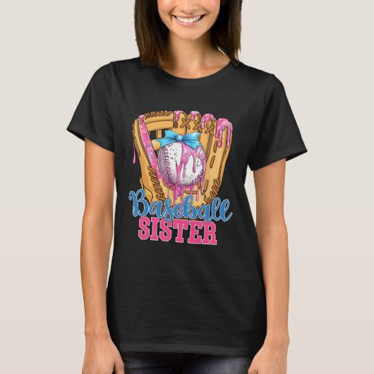 Verkopen Sister Funny Verkopen Ice Cream Drip Big T-shirt (Voorkant)