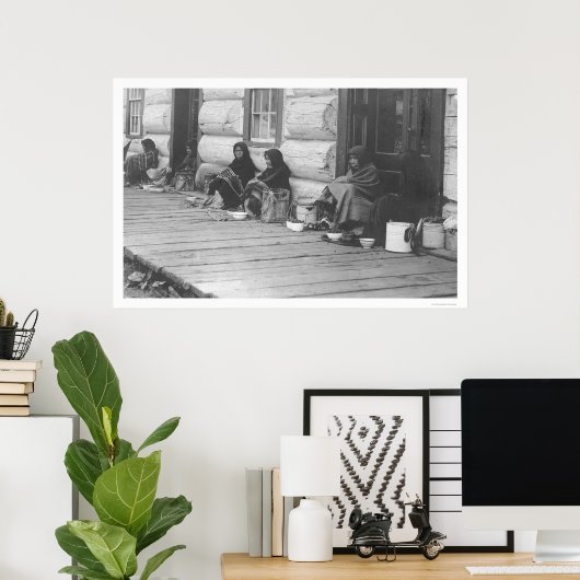 Verkopen van bessen in Alaska 1905 Poster (Thuiskantoor)