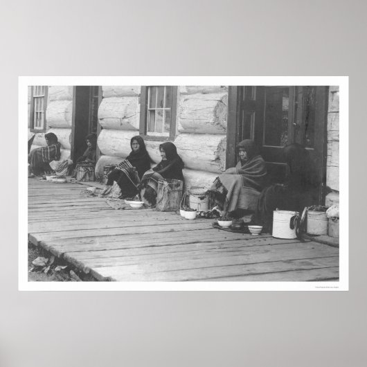 Verkopen van bessen in Alaska 1905 Poster (Voorkant)