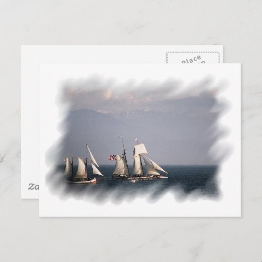 Verkopen weg briefkaart (Voorkant / Achterkant)