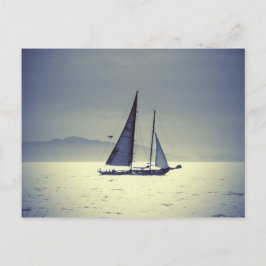 Verkopen weg briefkaart