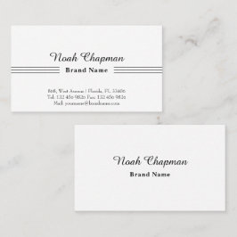 Verkoper Basic Elegant Visitekaartje