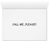 verkoper cold call Wenskaart talk (Binenzijde Horizontaal (Onderkant))