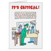 Verkoper Prospecteert Wenskaart Kritiek (Voorkant)