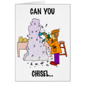 Verkoper Prospecting Wenskaart Chisel (Voorkant)
