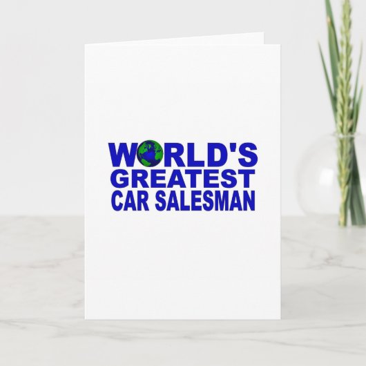 Verkoper van de Auto van de wereld de Grootste Kaart (Voorkant)