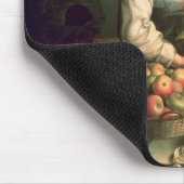 Verkoper van groenten en fruit muismat (Hoek)