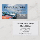 verkoper van tweedehands auto's visitekaartje (Voorkant / Achterkant)