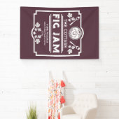 Verkoper van vijgenjam spandoek (Insitu)